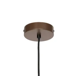 Qazqa hanglamp pua bronskleurig e27