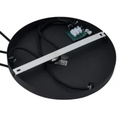 Qazqa hanglamp sheena zwart e27