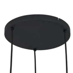 Qazqa hanglamp sheena zwart e27
