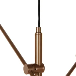 Qazqa hanglamp sydney bronskleurig e27