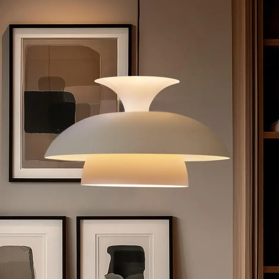 Qazqa hanglamp titus beige e27