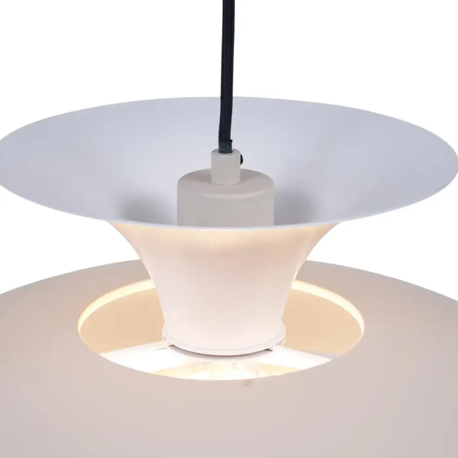 Qazqa hanglamp titus beige e27