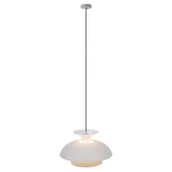 Qazqa hanglamp titus beige e27