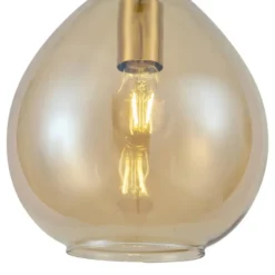 Qazqa hanglamp traditional goudkleurig e27