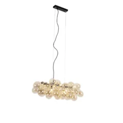 Qazqa hanglamp uvas goudkleurig g9