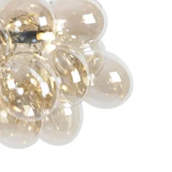 Qazqa hanglamp uvas goudkleurig g9