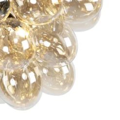 Qazqa hanglamp uvas goudkleurig g9