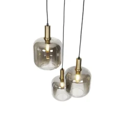 Qazqa hanglamp zuzanna goudkleurig e27
