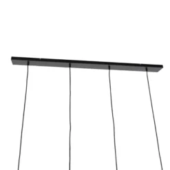 Qazqa hanglamp zuzanna grijs e27