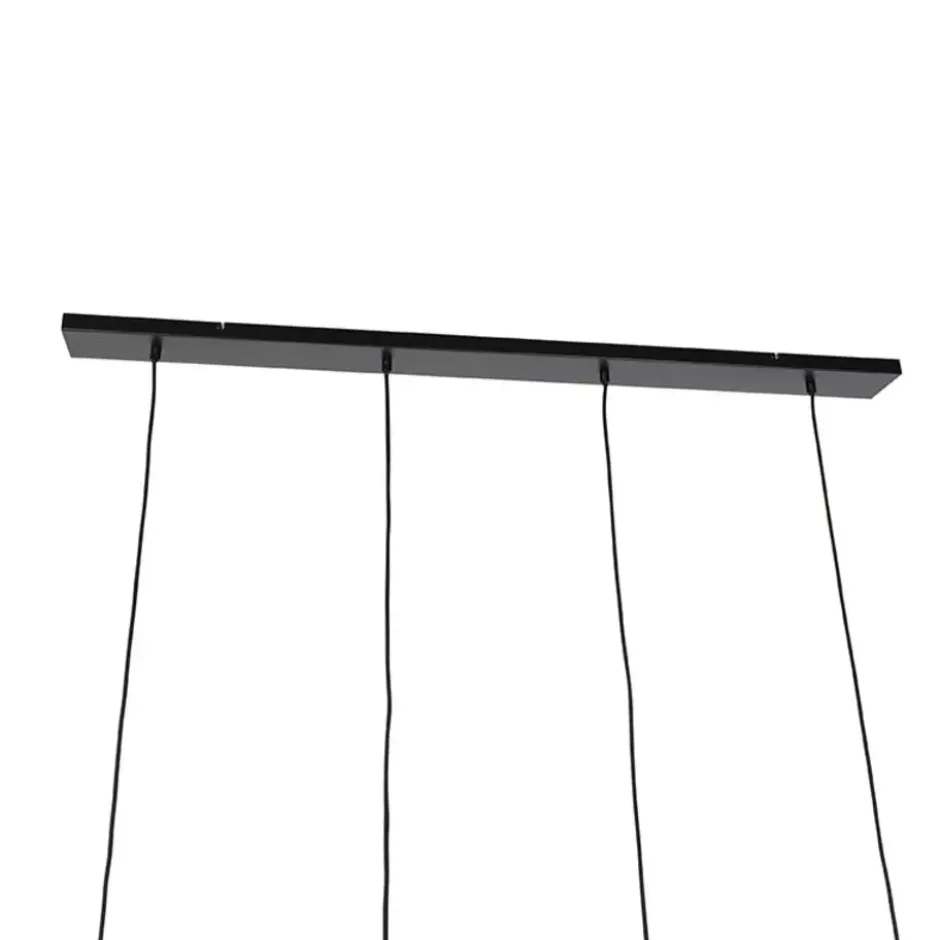 Qazqa hanglamp zuzanna grijs e27