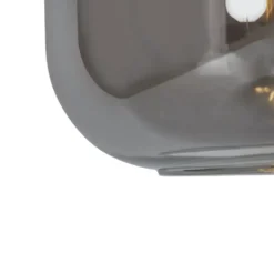 Qazqa hanglamp zuzanna grijs e27