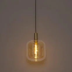 Qazqa hanglamp zuzanna oranje e27