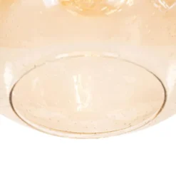 Qazqa hanglamp zuzanna oranje e27