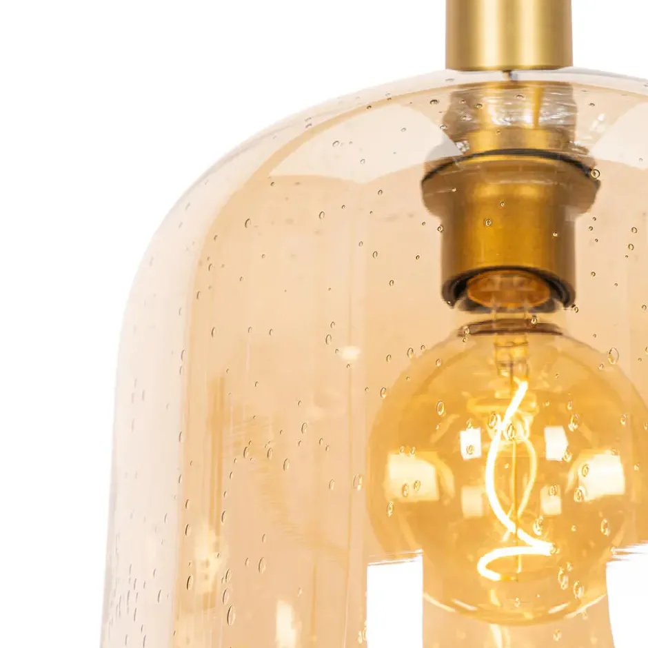 Qazqa hanglamp zuzanna oranje e27