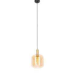 Qazqa hanglamp zuzanna oranje e27