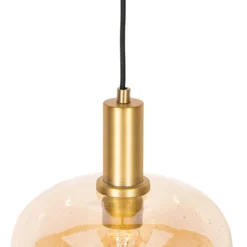 Qazqa hanglamp zuzanna oranje e27