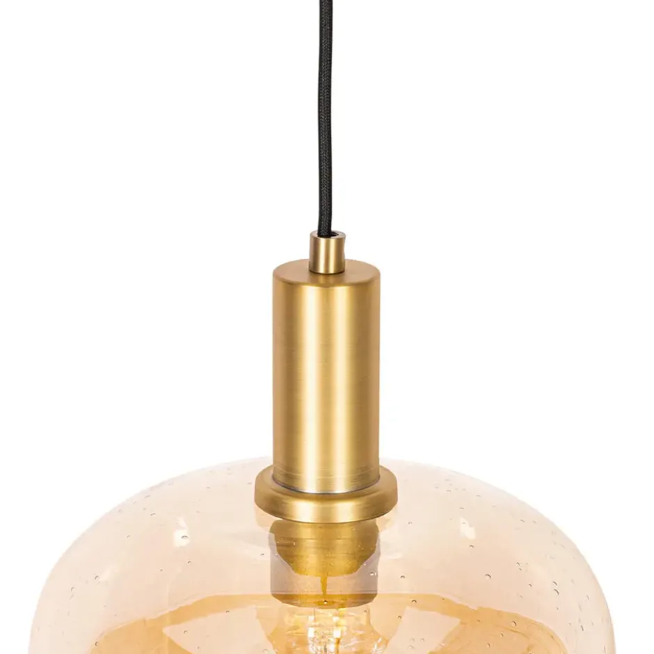 Qazqa hanglamp zuzanna oranje e27