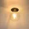 Qazqa inbouwspot insight zwart e27
