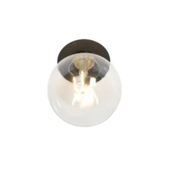 Qazqa inbouwspot insight zwart e27