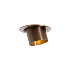 Qazqa inbouwspot installa bronskleurig gu10