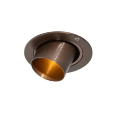 Qazqa inbouwspot installa bronskleurig gu10