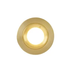 Qazqa inbouwspot xena goudkleurig gu10