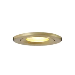 Qazqa inbouwspot xena goudkleurig gu10