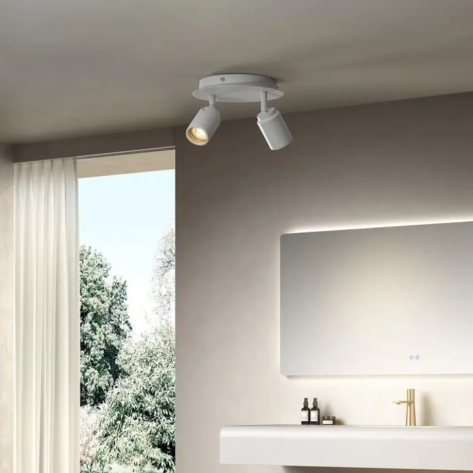 Qazqa ip44-spotlights ducha wit gu10