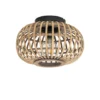Qazqa plafondlamp amira beige e27