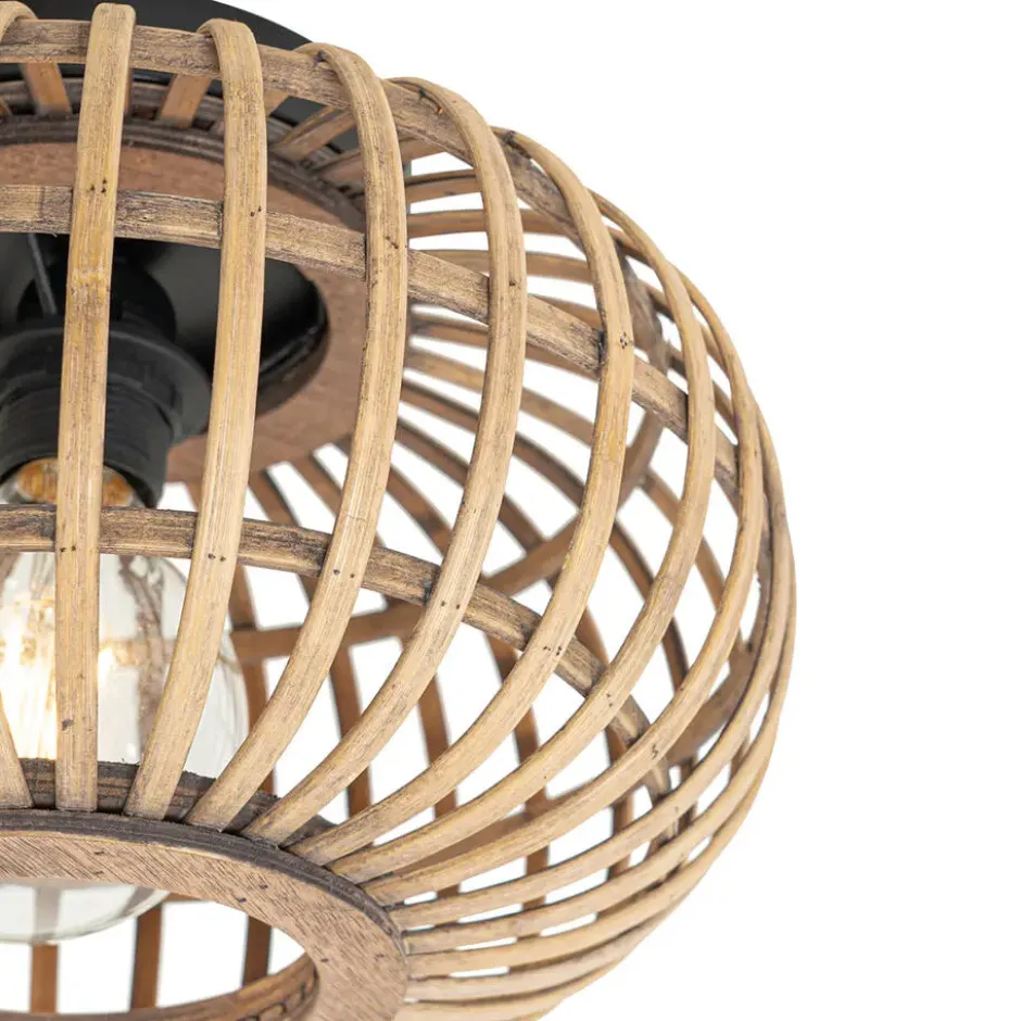 Qazqa plafondlamp amira beige e27