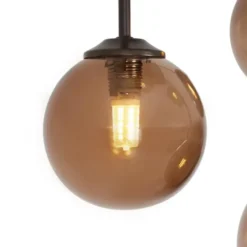 Qazqa plafondlamp athens bronskleurig g9