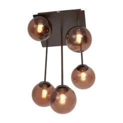 Qazqa plafondlamp athens bronskleurig g9