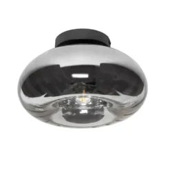 Qazqa plafondlamp ayesha zwart e27