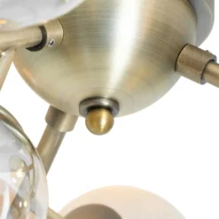 Qazqa plafondlamp bianca bronskleurig g9