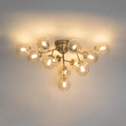 Qazqa plafondlamp bianca bronskleurig g9