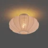 Qazqa plafondlamp bida beige e27