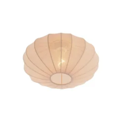 Qazqa plafondlamp bida beige e27