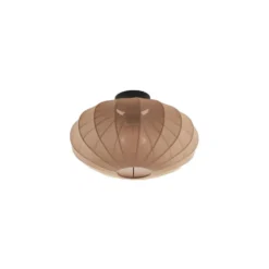 Qazqa plafondlamp bida bruin e27
