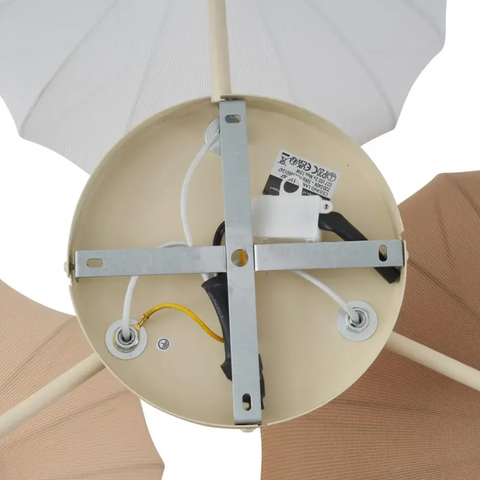 Qazqa plafondlamp bida wit e27
