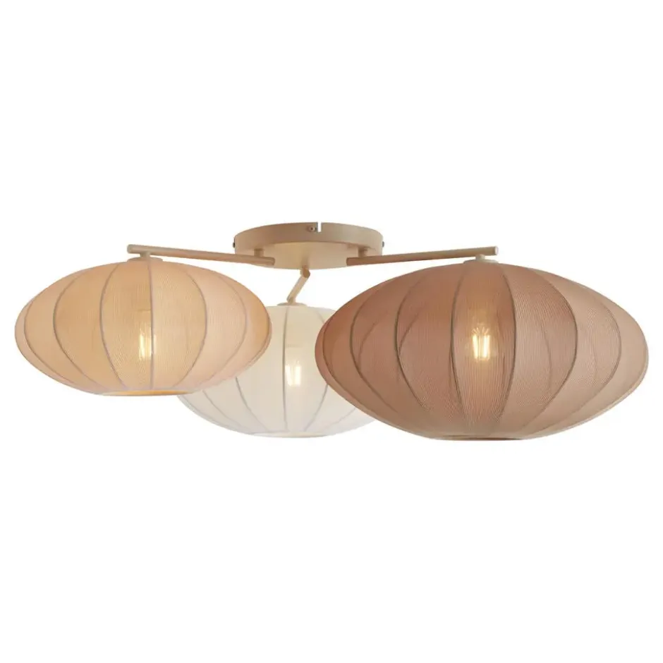 Qazqa plafondlamp bida wit e27