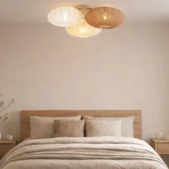 Qazqa plafondlamp bida wit e27