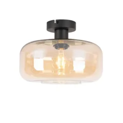 Qazqa plafondlamp bizle beige e27