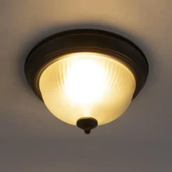 Qazqa plafondlamp classico bruin e27
