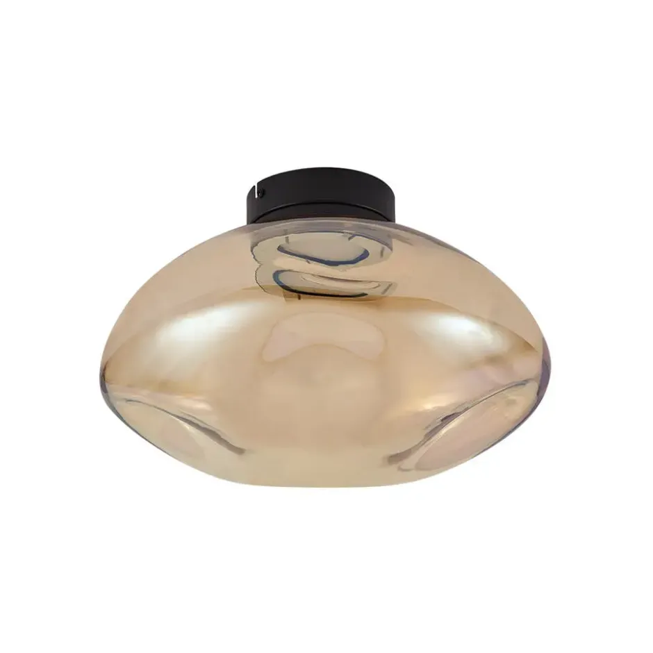 Qazqa plafondlamp gemma zwart gx53