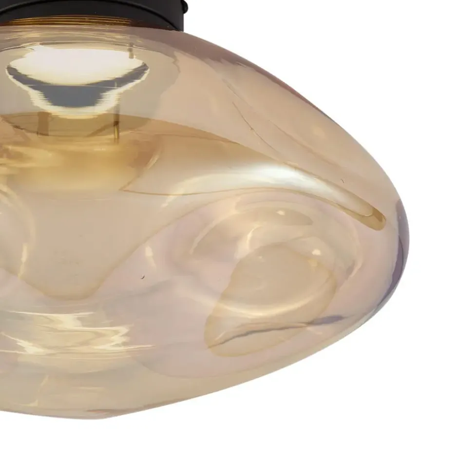 Qazqa plafondlamp gemma zwart gx53
