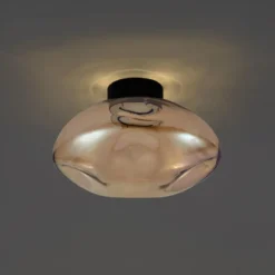 Qazqa plafondlamp gemma zwart gx53