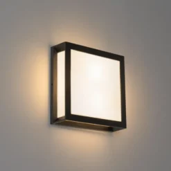 Qazqa plafondlamp jeffrey zwart e27