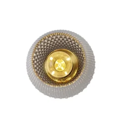 Qazqa plafondlamp karce goudkleurig e27