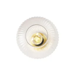 Qazqa plafondlamp karel goudkleurig e27