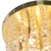 Qazqa plafondlamp medusa goudkleurig g9